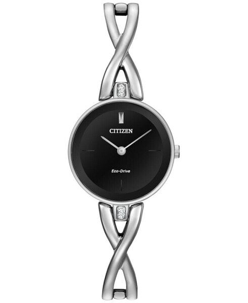 Women's Eco-Drive Stainless Steel Bangle Bracelet Watch 23mm EX1420-50E