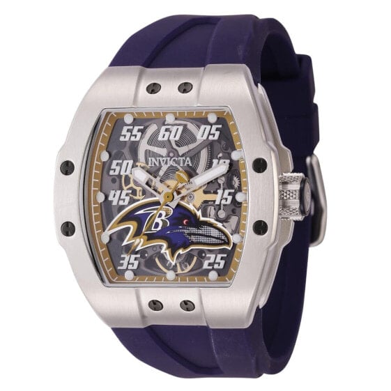 Invicta NFL Baltimore Ravens Automatic Men's Watch - 44mm. Purple (45071)