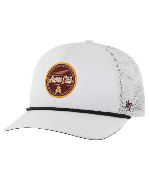 Men's White Arizona State Sun Devils Fairway Trucker Adjustable Hat