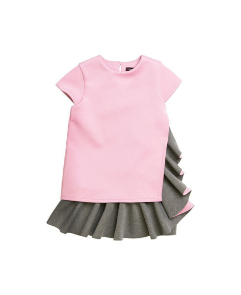 Little Girls SLOANE FW23 TULIP DOUBLE KNIT DRESS