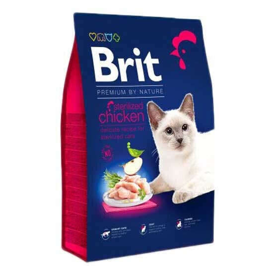 BRIT Premium By Nature Sterillized Chicken Adult 1.5kg Cat Food