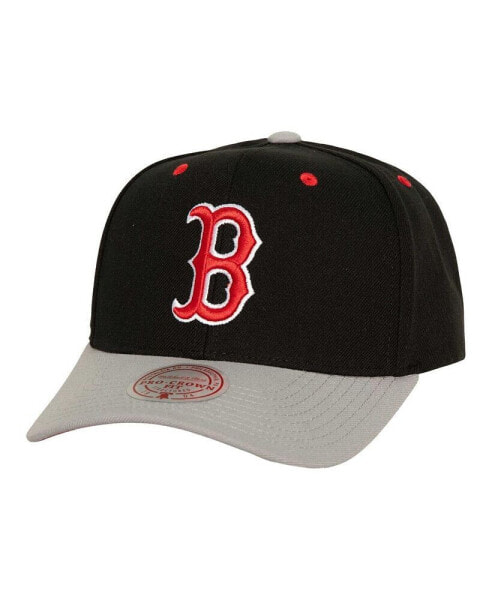 Men's Black Boston Red Sox Bred Pro Adjustable Hat