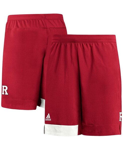 Шорты тренировочные adidas Scarlet Rutgers Scarlet Knights AEROREADY для мужчин