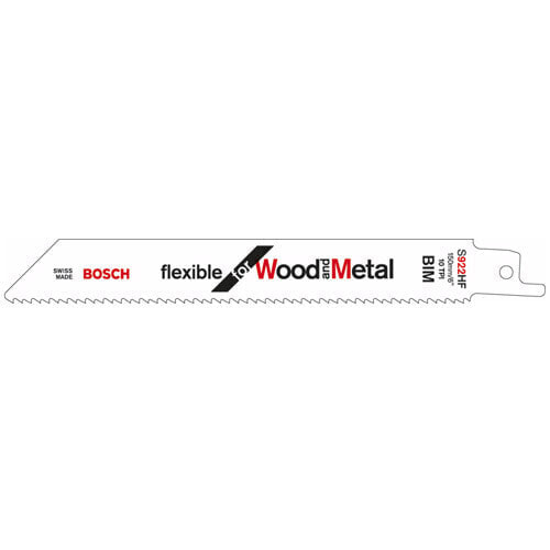 Bosch S 922 HF - Metal,Sheet metal,Wood with nails - 2.5 mm