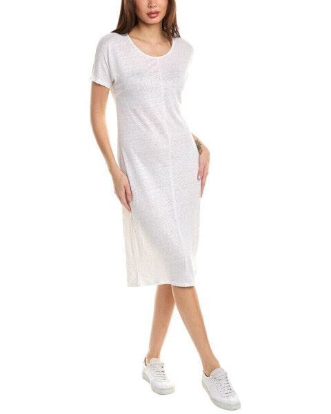 Majestic Filatures Linen-Blend T-Shirt Dress Women's