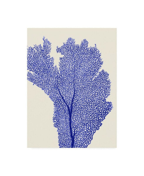 Fab Funky Blue Corals 2 E Canvas Art - 36.5" x 48"