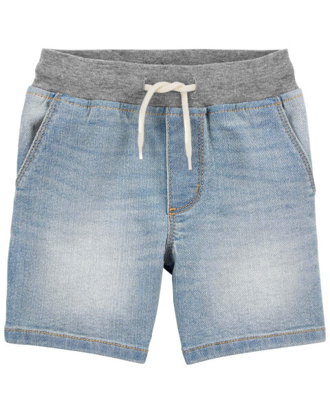 Toddler Pull-On Denim Shorts 2T