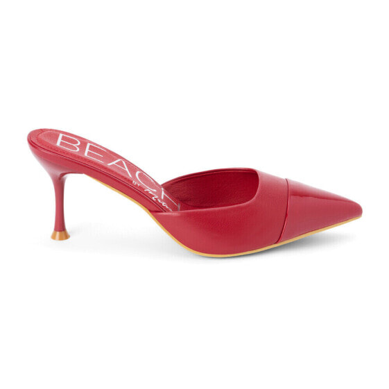 BEACH by Matisse Jo Pointed Toe Mule Pumps Womens Red Dress Casual JO-647