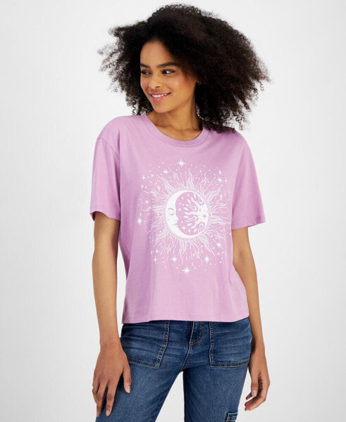 Juniors' Party Celestial Graphic T-Shirt