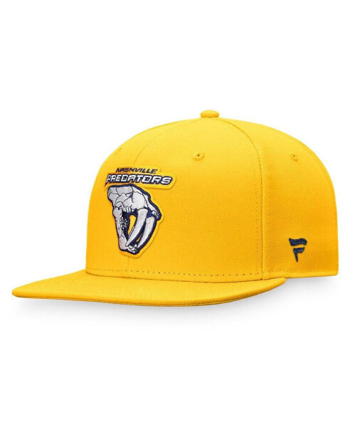 Men's Gold Nashville Predators Special Edition Fitted Hat