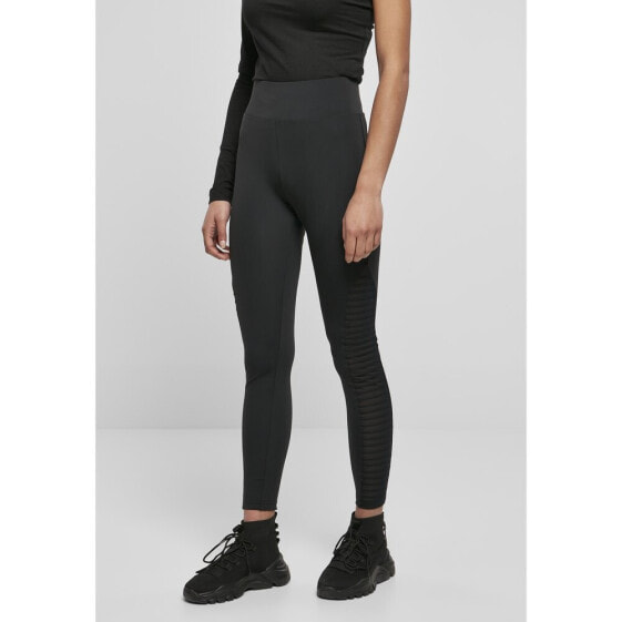 URBAN CLASSICS High-Waisted Leggings Biker Tech Mesh