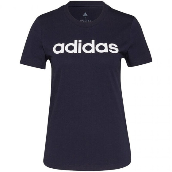 Футболка спортивная adidas Essentials Slim Logo футболка женская H07833