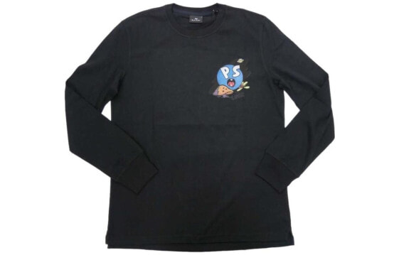 Футболка Paul Smith FW21 Cartoon Circle LS Tee Black