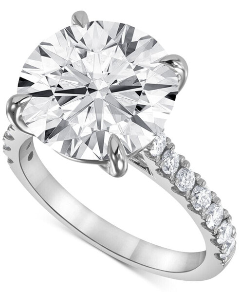 Certified Lab Grown Diamond Solitaire Plus Engagement Ring (7-1/2 ct. t.w.) in 14k Gold