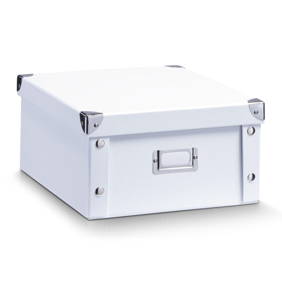 Zeller Present 17763 - Storage box - White - Rectangular - Cardboard - Monochromatic - Indoor