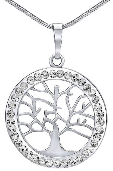 Silver pendant Tree of Life with Swarovski ® Crystals SILVEGOB16088