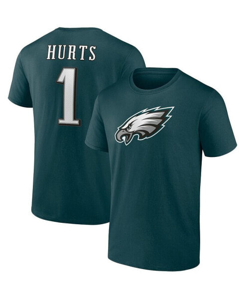 Men's Jalen Hurts Midnight Green Philadelphia Eagles Player Icon T-shirt