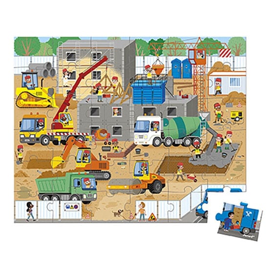 JANOD Construction Puzzle 36 Pieces