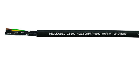 Helukabel JZ-600 - Low voltage cable - Black - Polyvinyl chloride (PVC) - Polyvinyl chloride (PVC) - Cooper - 3G4