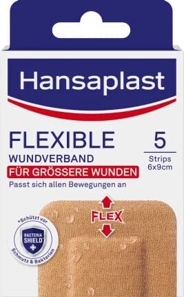 Flexibler Wundverband (6x9 cm), 5 St