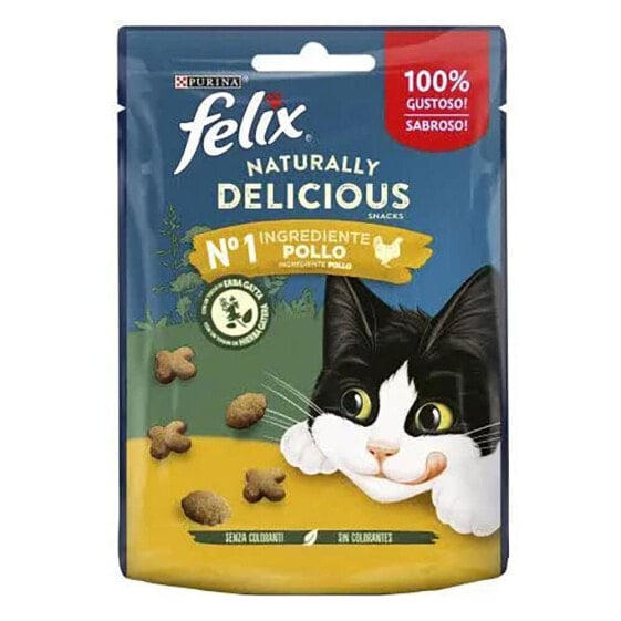 PURINA Felix Naturally Delicius Herbs & Chicken 50g Cat Snack 8 Units