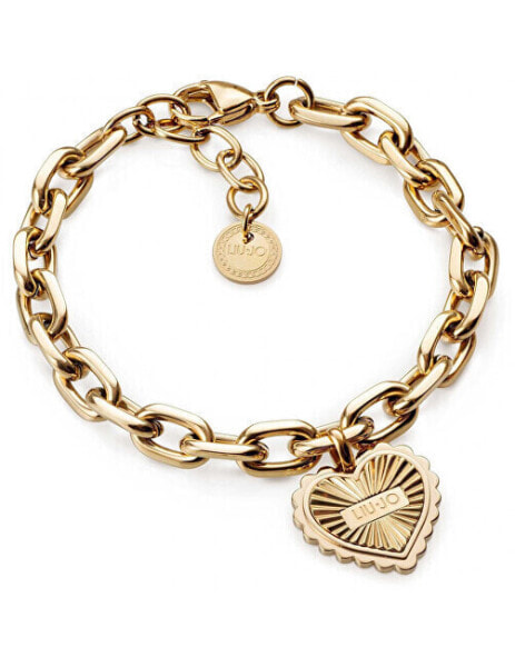Beautiful Gold Plated Heart Bracelet Fashion LJ2219