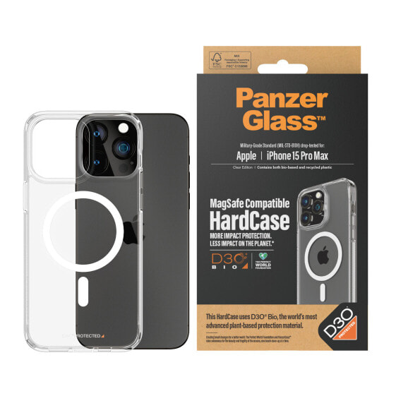 PanzerGlass HardCase MagSafe iPhone 15 Pro Max komp. D3O