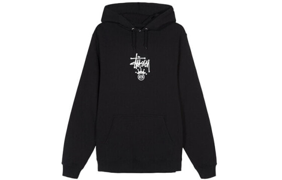 Stussy S Crown Hood 皇冠字母巡游加绒连帽衫卫衣 男女同款 送礼推荐 / Толстовка Stussy S Crown 1924489