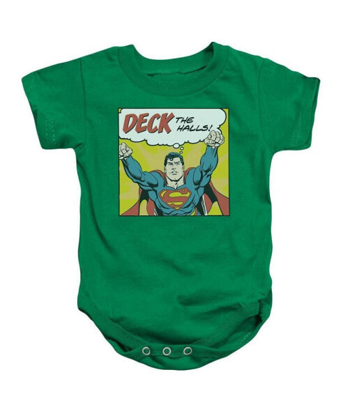 Пижама Superman Baby Girls DC Comics Baby Deck The Halls.