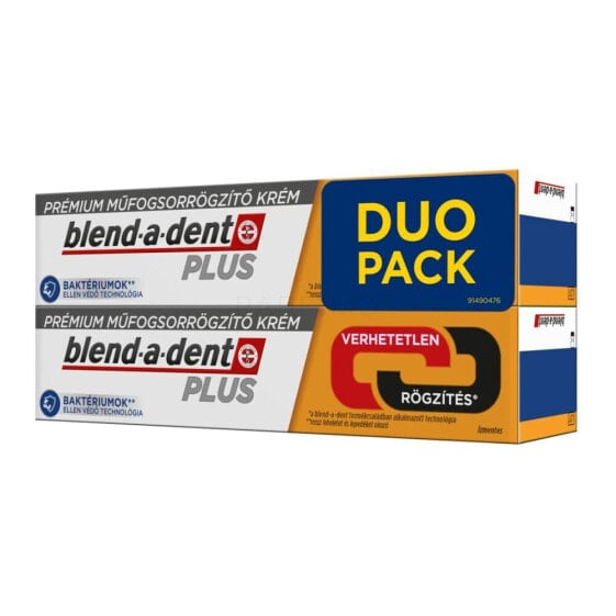 Blend-a-dent Plus Unbeatable Hold Premium Adhesive Cream 2x40 g fixiercreme unisex Fixiercreme 2 x 40 g