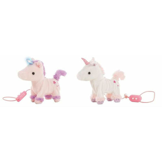 CREACIONES LLOPIS Walk Unicorn And Its Horn Lights 23 cm Assorted Teddy