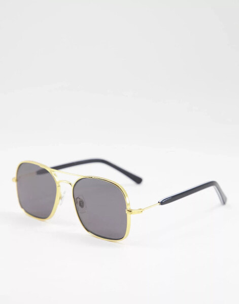 Spitfire Born to Lose aviator sunglasses in gold