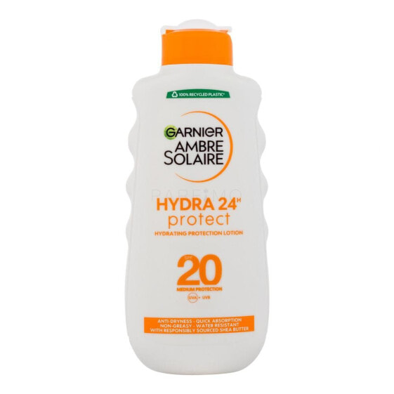 Garnier Ambre Solaire Hydra 24H Protect SPF20 200 ml sonnenschutz wasserfest unisex