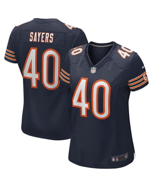 Women's Gale Sayers Navy Chicago Bears Game Retired Player Jersey