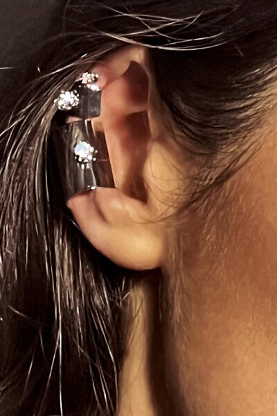 Pack of rhinestone ear cuff earrings