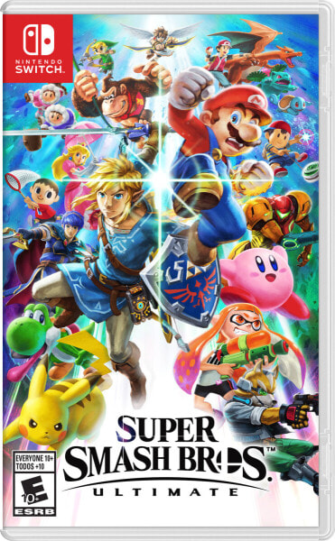 Игра для приставки Nintendo Super Smash Bros. Ultimate - Nintendo Switch - Мультиплеер - E10+ (Для всех от 10 лет) - Загрузка