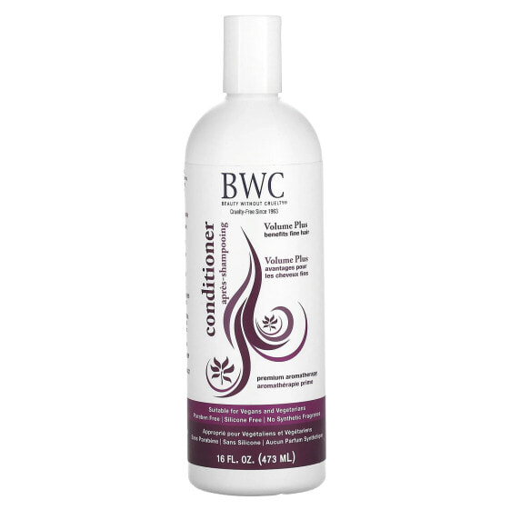 Conditioner, Volume Plus, For Fine Hair, 16 fl oz (473 ml)