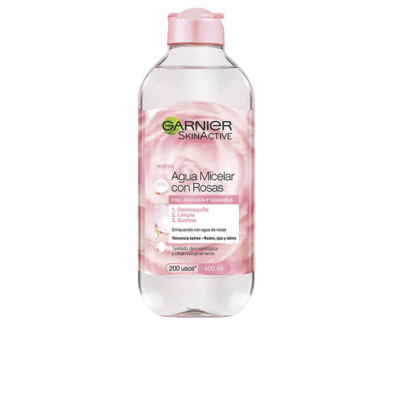 Мицеллярная вода для снятия макияжа GARNIER SKINACTIVE AGUA ROSAS 400 мл