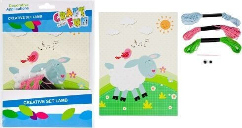 Craft with Fun ZESTAW KREATYWNY WIELKANOCNY BARAN CRAFT WITH FUN 445962