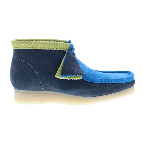 Clarks Wallabee Boot 26163073 Mens Blue Suede Lace Up Chukkas Boots