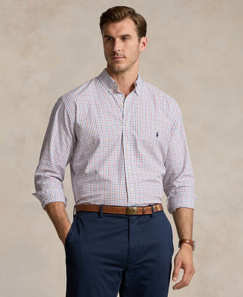 Men's Big & Tall Stretch Poplin Shirt