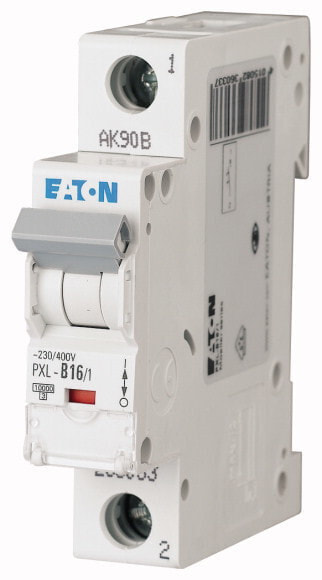 Eaton LS-Schalter m.Beschrift. D 16A 1p PXL-D16