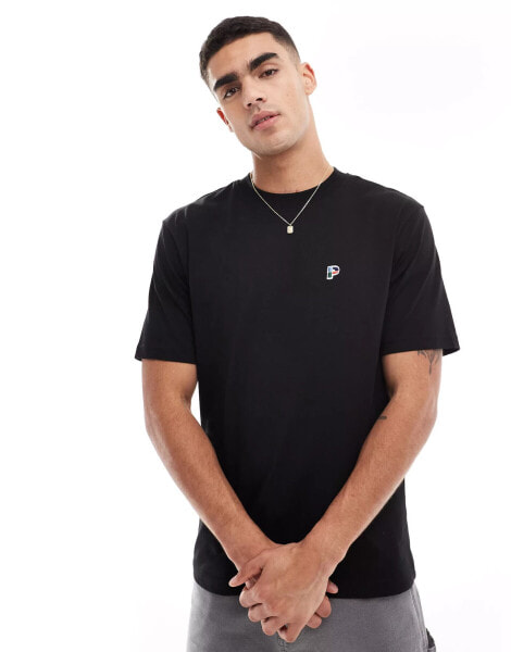 Parlex cinco logo t-shirt in black