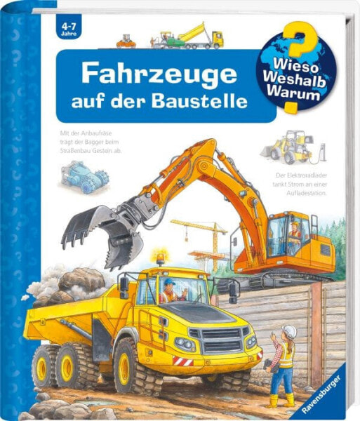 Детская книга Ravensburger Строительная техника на стройке