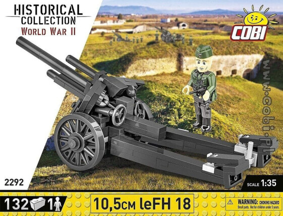 Figurka Cobi Historical Collection WWII 10,5 cm leFH 18