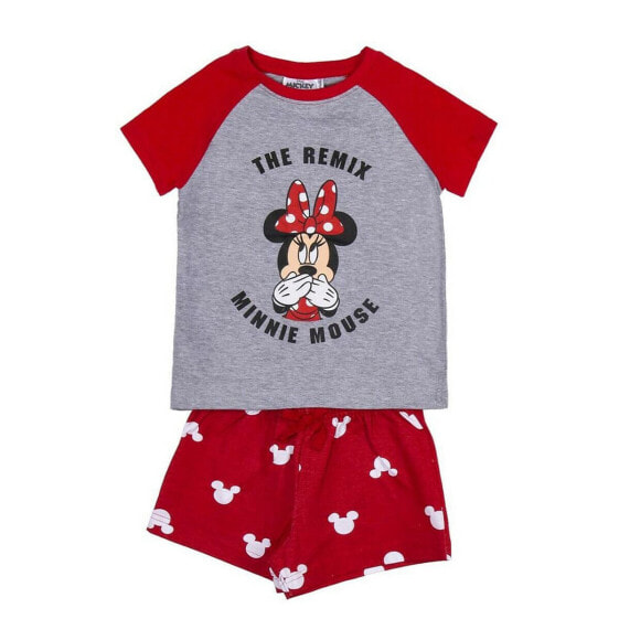 летняя пижама для мальчиков Minnie Mouse Красный Серый
