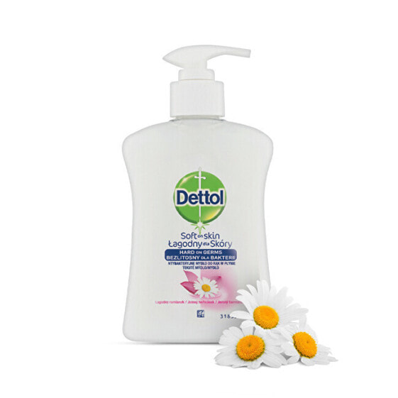 Dettol Antibacterial Hand Wash Liquid Антибактериальное жидкое мыло с экстрактом ромашки 250 мл