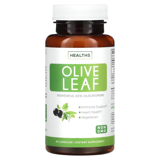 Olive Leaf, 750 mg, 60 Capsules