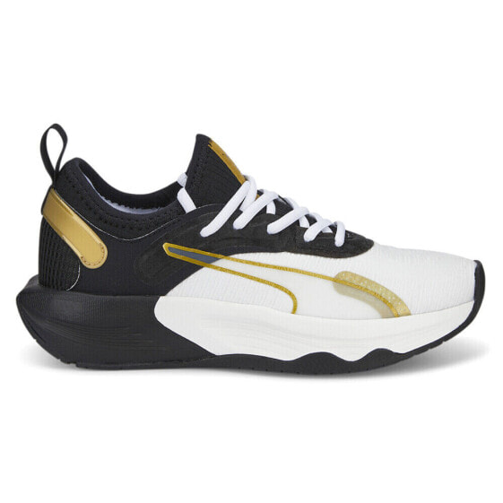 Puma Pwr Xx Nitro Training Womens Black, White Sneakers Athletic Shoes 37696904