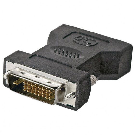Techly IADAP-DVI-9000 - DVI-D - DVI-I - Black
